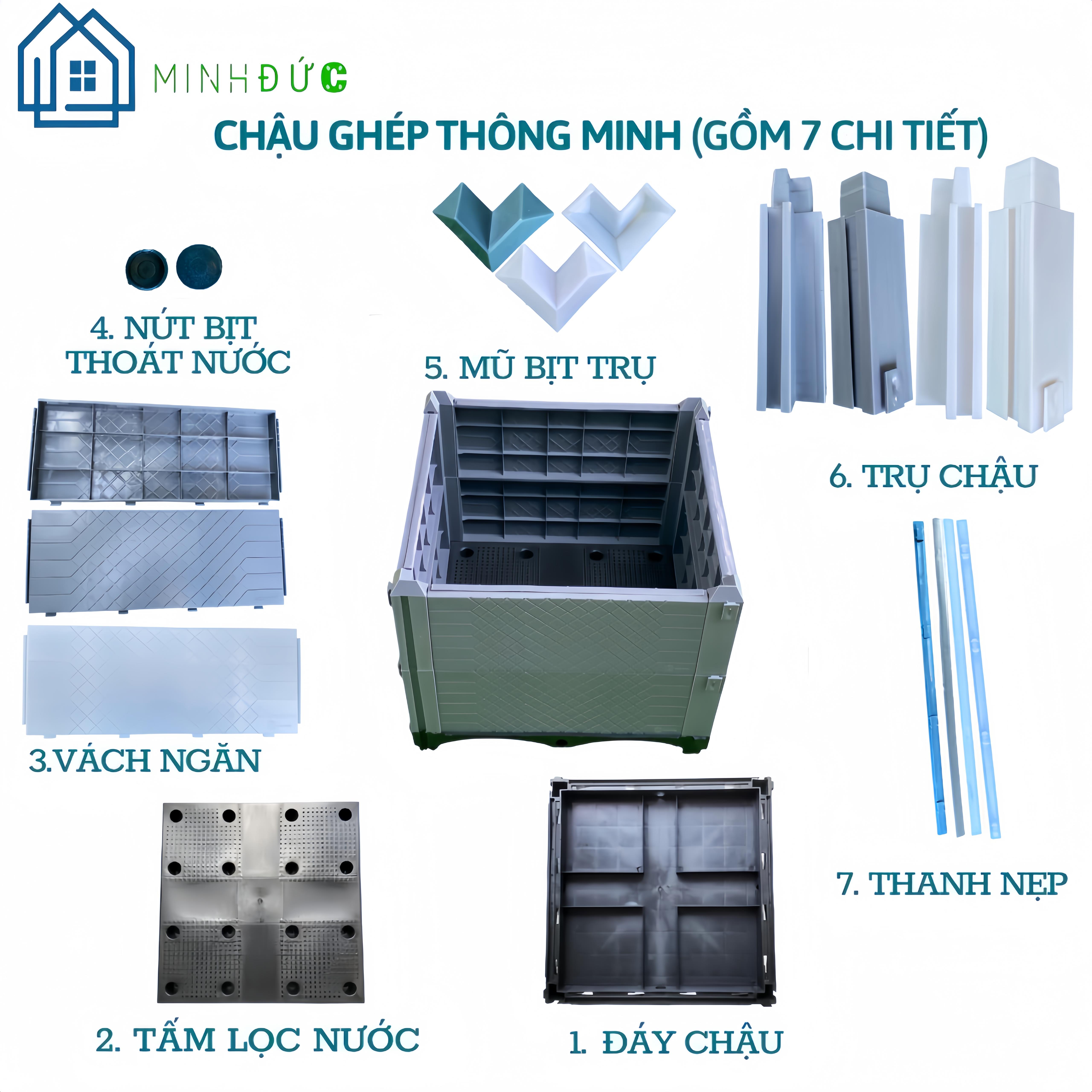 Phụ kiện chậu ghép